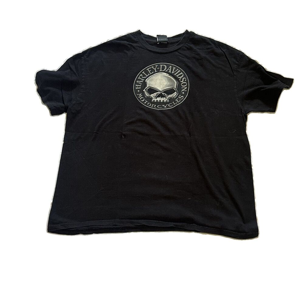 Harley-Davidson San Diego Skull Double-Sided Black T-Shirt",